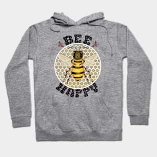 Bee Happy Honey Bee Hoodie